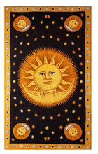 Load image into Gallery viewer, Solar Tapestry 72x108&quot; Gold/Black
