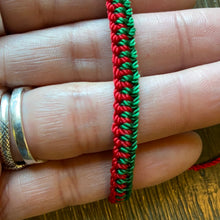 Load image into Gallery viewer, Red &amp; Green Bracelet
