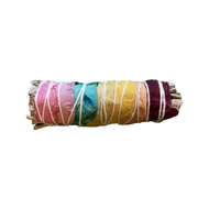 7 Chakra Sage (White Sage with 7 Color Rose Petals)