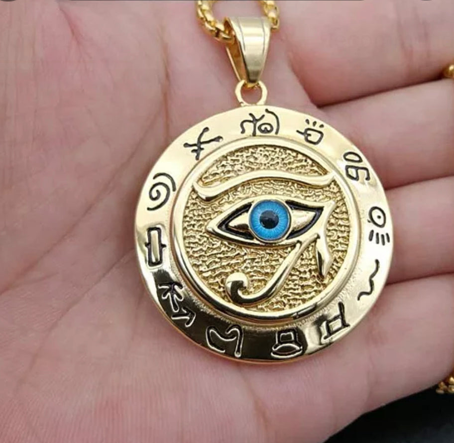 Eye Of Horus Stainless Steel Necklace