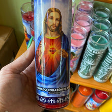 Load image into Gallery viewer, Sacred Heart Of Jesus 7 Day Candle/ Sagrado Corazon de Jesus
