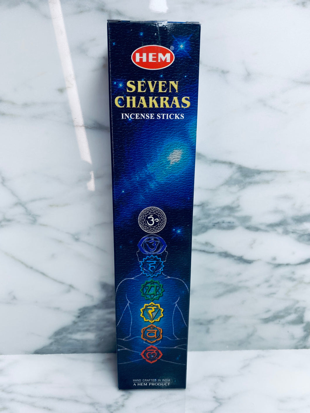 Seven Chakras Incense Sticks/Siete Chakras Incienso