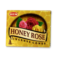 Honey Rose Incense Cones